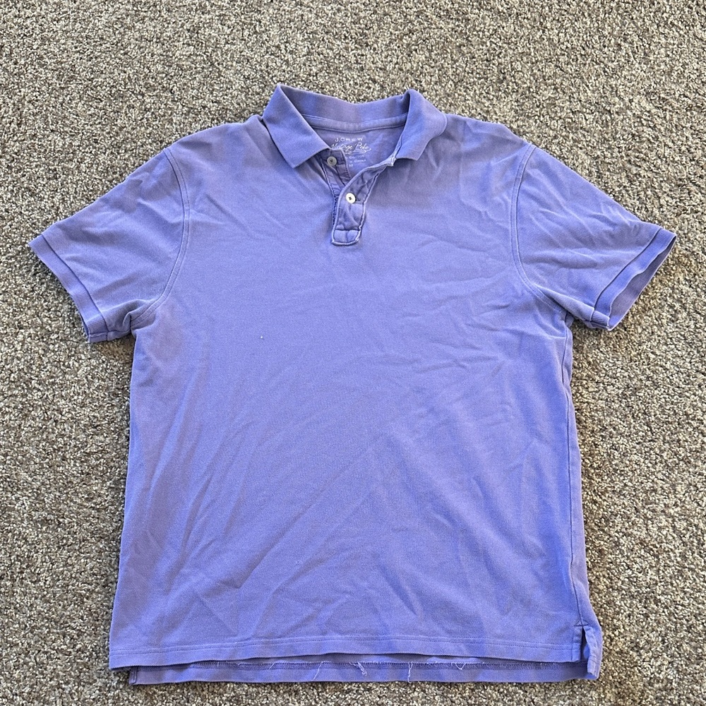 J. Crew Men's Lavender Polo Shirt